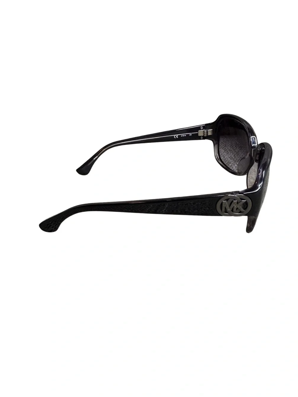 Michael Kors Harper Sunglasses Black MK Logo Oversized 57□16